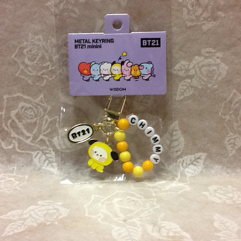 Kpop - BTS BT21 Metal Keyring - Chimmy