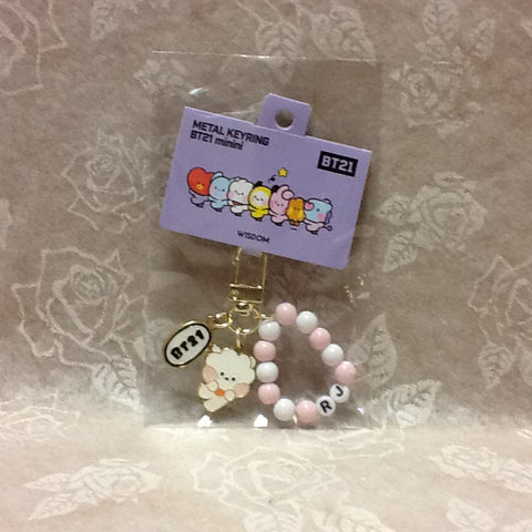 Kpop - BTS BT21 Metal Keyring - RJ