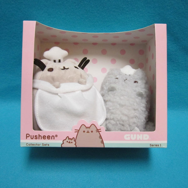 Enesco ENS-4059127-C Pusheen and Stormy 8.5 Plush Collector Set: Baking