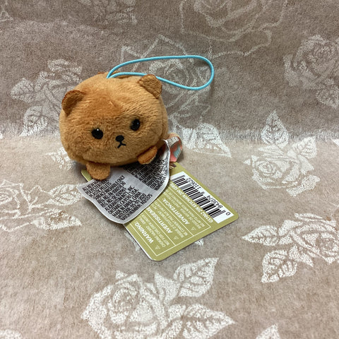 Mini Bear Plush Keychain 2"