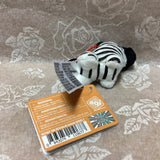 Mini Zebra Plush Keychain 2"