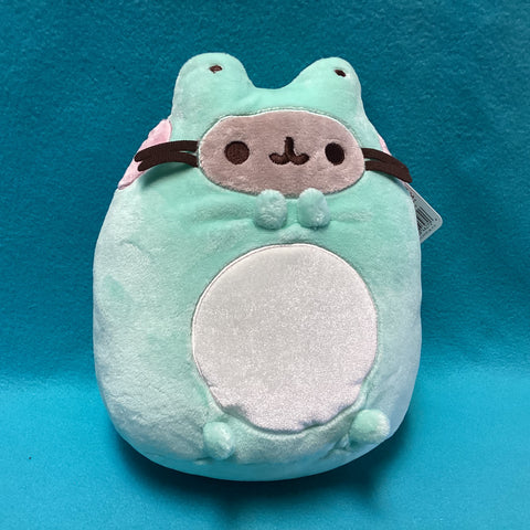 Pusheen Plush -  9.5" Standing Frog