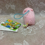 Mini Hippo Plush Keychain 2"