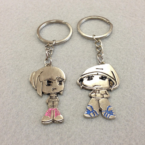 Cool Couple Couples Keychain