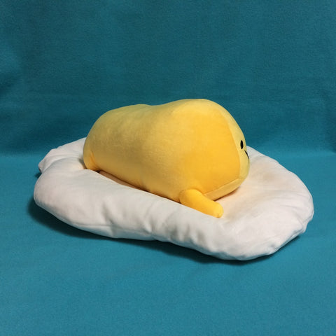 GUND Sanrio Gudetama The Lazy Egg Plush Stuffed Animal - 17" Laying Down Pose