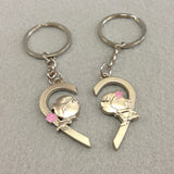 Kissing Heart Couples Keychain