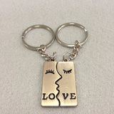 Love Puzze Piece Couples Keychain